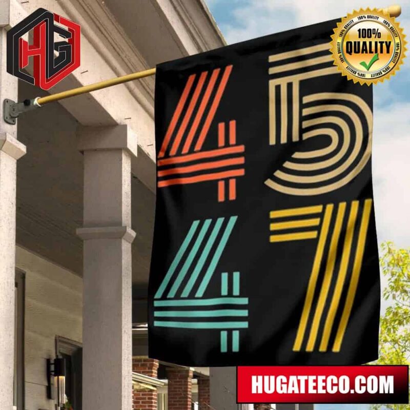 45 47 Trumps 2024 Flag President 2024 Support Flag Outdoor Wall Decorations Garden 2 Sides Garden House Flag