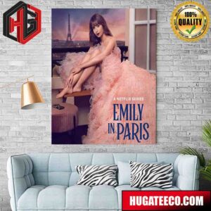 A Netflix Series Emily In Paris Home Decor Poster Canvas