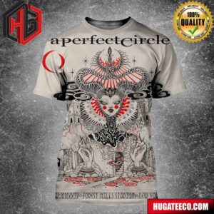 A Perfect Circle Show Poster For Forest Hills On V Iv Mmxxiv Stadium New York Ny All Over Print Shirt