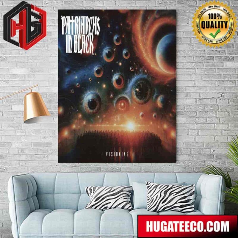 Album Visioning By Patriarchs in Black Official Upcoming July 19th 2024 Poster Canvas