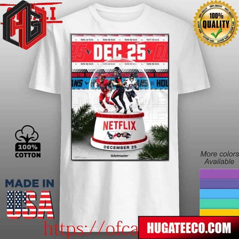 Baltimore Ravens At Home On Their Christmas Game In New Season NFL 2024 Unisex T-Shirt