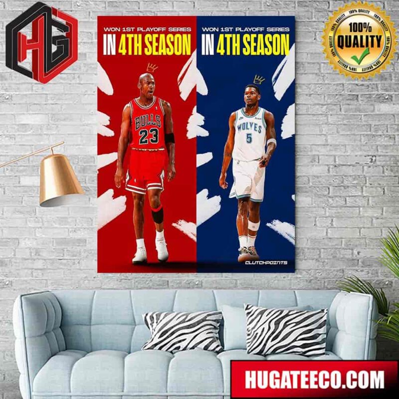 Anthony Edwards Is The Reincarnation Of Michael Jordan Poster Canvas