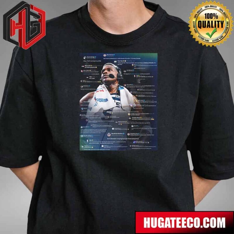 Anthony Edwards Minnesota Timberwolves The Face Of The League T-Shirt