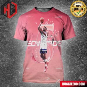 Antman Anthony Edwards Minnesota Timberwolves NBA X Adidas Ae1 Georgia Red Clay Shooting Guard All Over Print Shirt