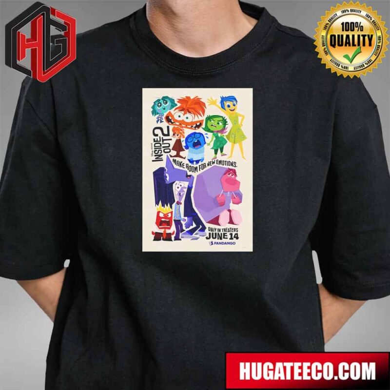 Art Poster For Inside Out 2 Releasing In Theaters On June 14 Unisex T-Shirt
