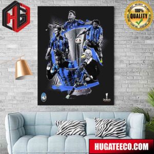 Atalanta BC History Makers UEFA Europa League Champions Home Decor Poster Canvas