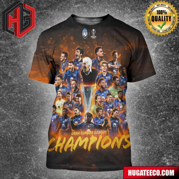 Atalanta BC UEFA Europa League Champions All Over Print Shirt
