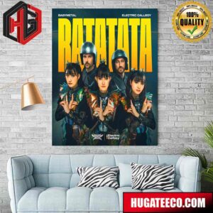 Babymetal And Electric Callboy?s New Single Ratatata 23rd May 2024 Poster Canvas