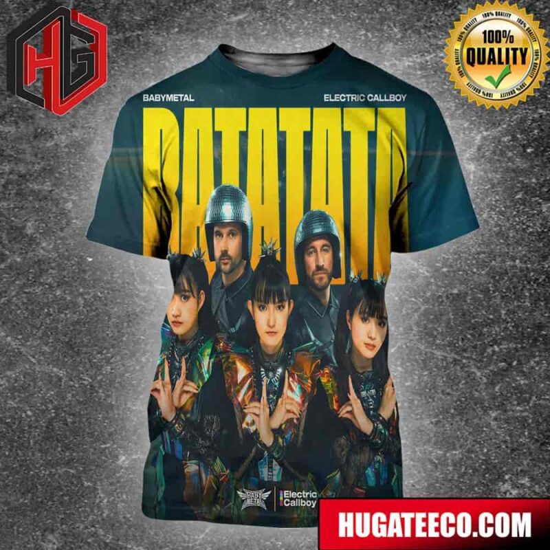 Babymetal And Electric Callboy’s New Single Ratatata 23rd May 2024 All Over Print Shirt