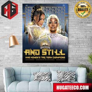 Bianca Belair And Jade Cargill Remain King And Queen Of The Ring And Still WWE Women’s Tag Team Champions Home Decor Poster Canvas