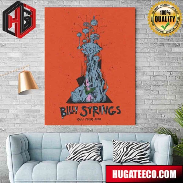 Billy Strings Fall Tour 2024 June 14 Poster Canvas