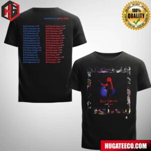 Billy Strings Live Vol 1 Summer Fall Tour 2024 Schedule List Fan Gifts T-Shirt