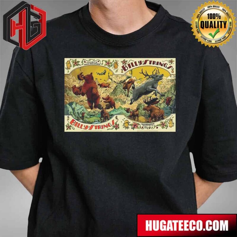 Billy Strings Show On May 17th 18th 2024 Fiddler’s Green Amphitheatre Greenwood Village Co T-Shirt