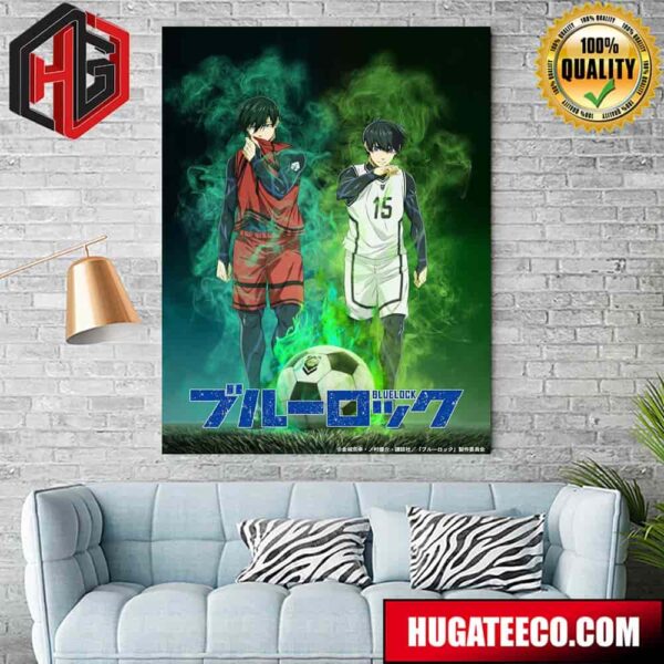 Bluelock Season 2 Scheduled For October 2024 Home Decor Poster Canvas