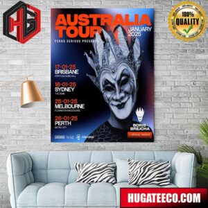 Boris Brejcha Australia Tour Fckng Serious Presents On January 2025 Schedule List Date Home Decor Poster Canvas