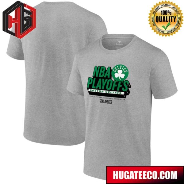Boston Celtics NBA Play Off Participant Defensive Stance T-Shirt