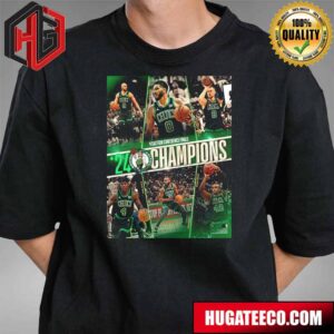 Boston Celtics Unsigned Fanatics Auth 2024 NBA Eastern Conference Champions T-Shirt