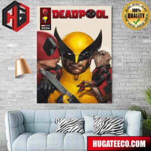 Brand-New Promotional Comic Artwork For Deadpool And Wolverine Deadpool 3 Marvel Studios Home Decor Poster Canvas
