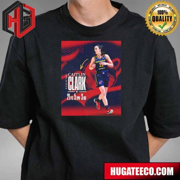 Caitlin Clark Showcased Her Proven Skillset In Her WNBA Preseason Debut For The Indiana Fever On May 3 2024 At Dal T-Shirt