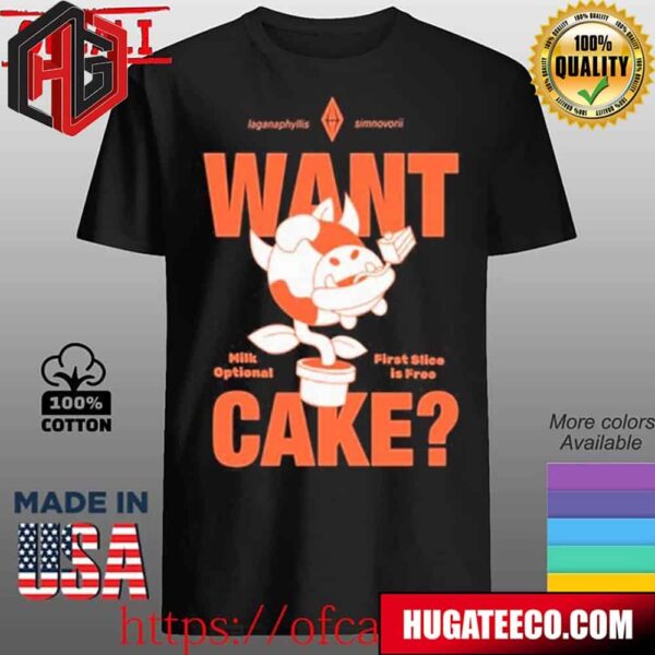 Cake Milk Optional First Slice Is Free Unisex T-Shirt