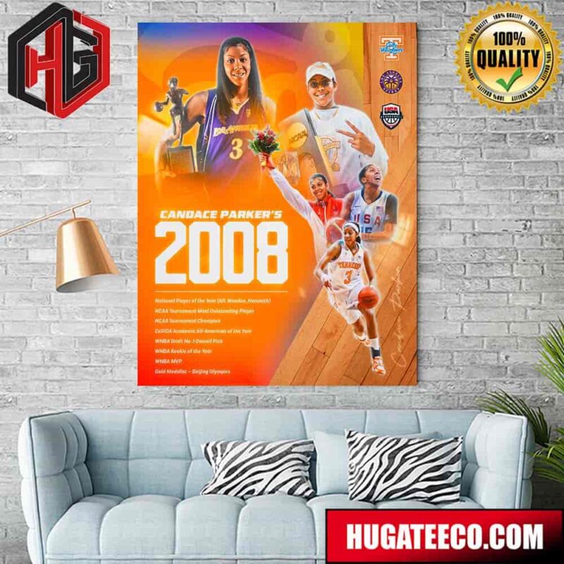 Candace Parker’s 2008 Was Unbelievable Poster Canvas