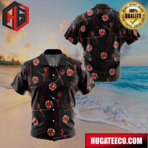 Chibi Darth Maul Pattern Star Wars Pattern Button Up Animeape Hawaiian Shirt