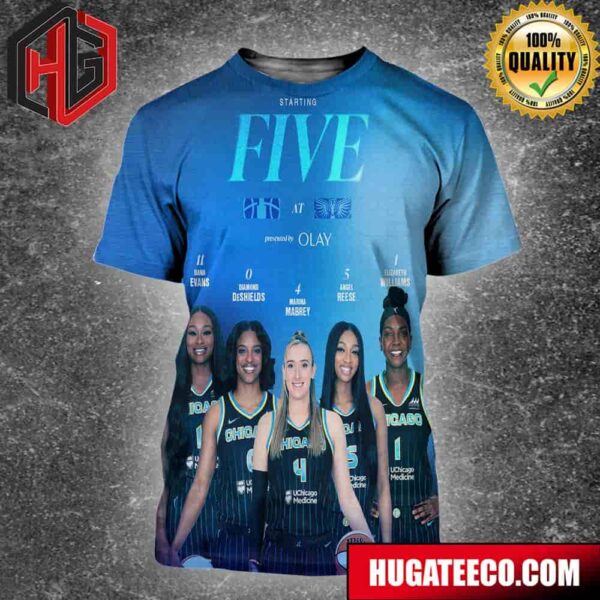 Chicago Sky The First First 5 Of The 2024 Szn All Over Print Shirt