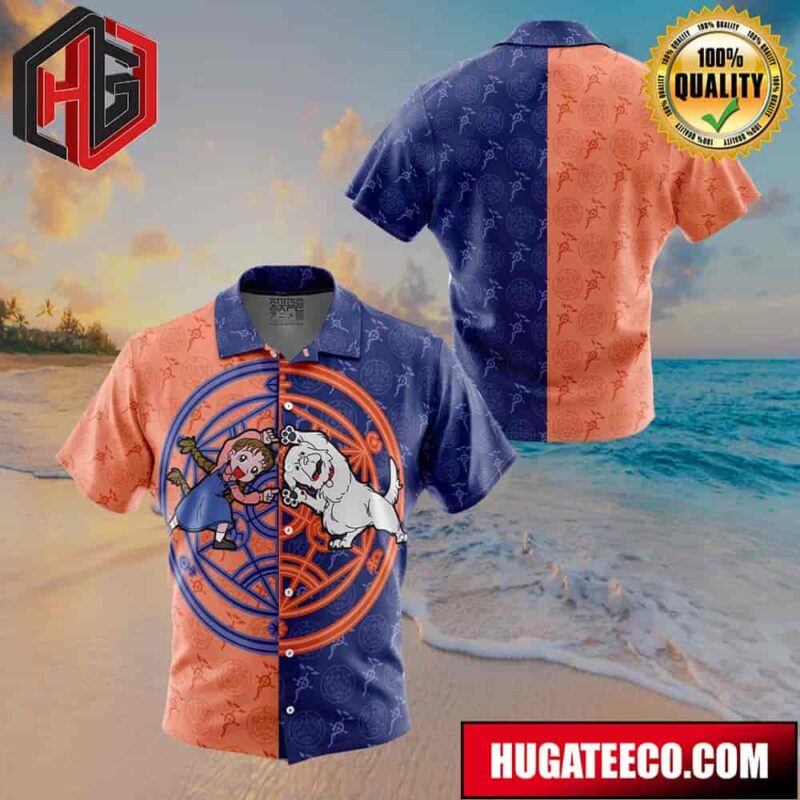 Chimera V1 Fullmetal Alchemist Button Up Animeape Hawaiian Shirt