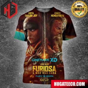 Chris Hemsworth And Anya Talor-Joy In Furiosa A Mad Max Saga Fury Is Born Only In Theaters on May 24 All Over Print Shirt