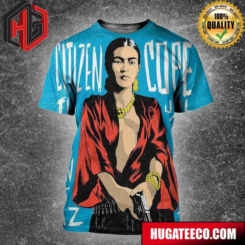 Citizen Cope Tucson Az 2024 Jul 28 2027 The Rialto Theatre 3D T-Shirt