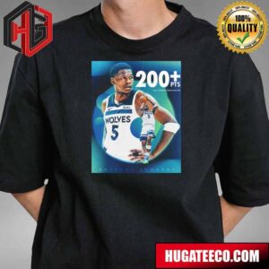 Congrats Anthony Adwards Achieve 200 Pts In A Singhe Postseason With Minnesota Timberwolves Unisex T-Shirt