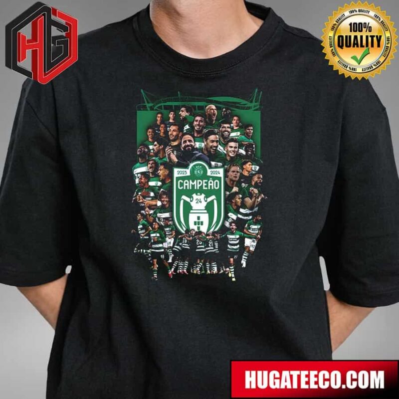Congrats To Ruben Amorims Sporting CP On Winning Portuguese League This Season Campeao 2023-24 T-Shirt