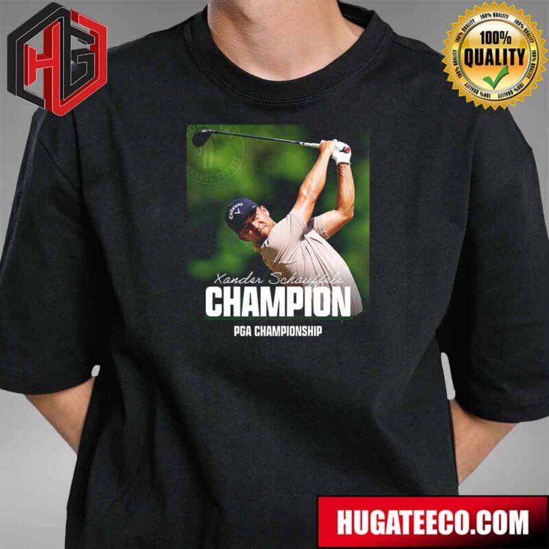 Congrats Xander Schauffele Champion PGA Championship Golf 2024 Unisex T-Shirt