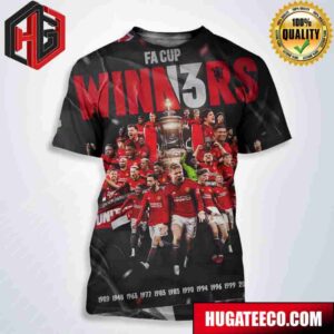 Congratulations Is Manchester United Is Winner FA Cup 2024 All Over Print T-Shirt