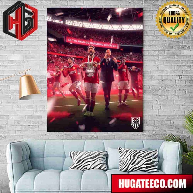 Congratulations Manchester United Is Champions The Football Association Challenge Cup FA Cup 2024 Home Decor Poster Canvas