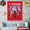 Congratulations Manchester United Is Champions The Football Association Challenge Cup FA Cup 2024 Home Decor Poster Canvas