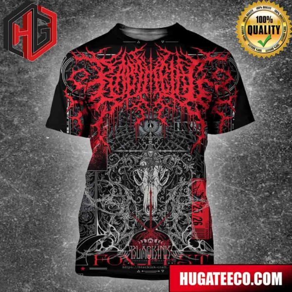 Crimson Rule Tee Of Babymetal Japan Blackink Fox Fest All Over Print Shirt