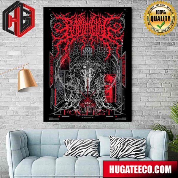 Crimson Rule Tee Of Babymetal Japan Blackink Fox Fest Poster Canvas