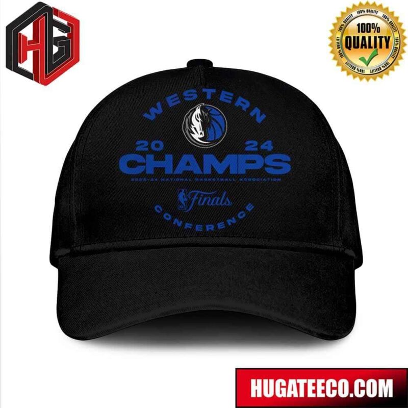 Dallas Mavericks NBA Authentic Fanatics 2024 Western Conference Champions Jump Ball Roster Hat-Cap