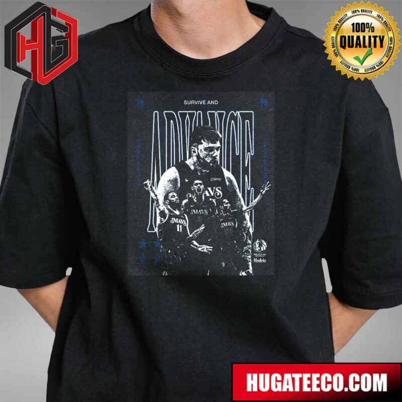 Dallas Mavericks NBA Survive And Advance Western Conference Finals Bound T-Shirt