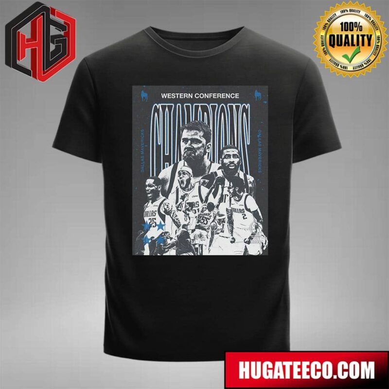 Dallas Mavericks NBA Western Conference Champions 2024 T-Shirt