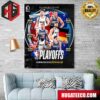 Minnesota Timberwolves Team NBA Playoffs International Players In The Western Conference Finals Poster Canvas