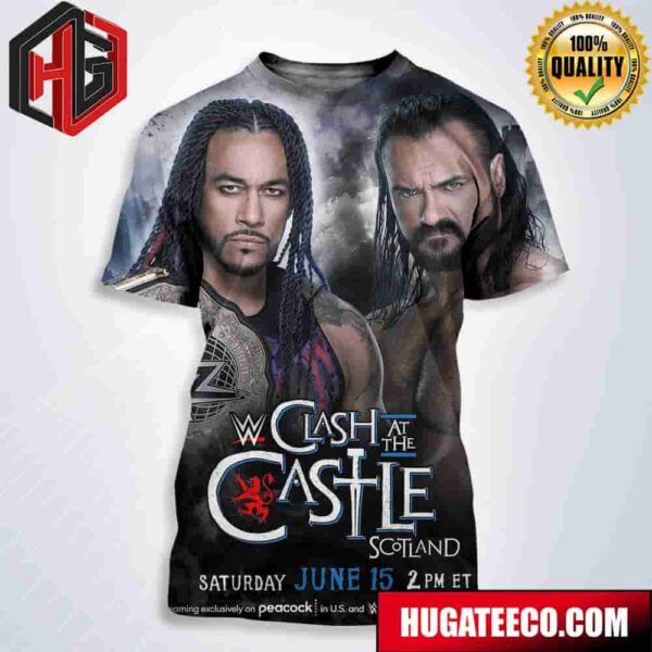 Damian Priest Will Defend His World Heavyweight Championship Against Drew At WWE Castle On Sartuday June 15 All Over Print T-Shirt