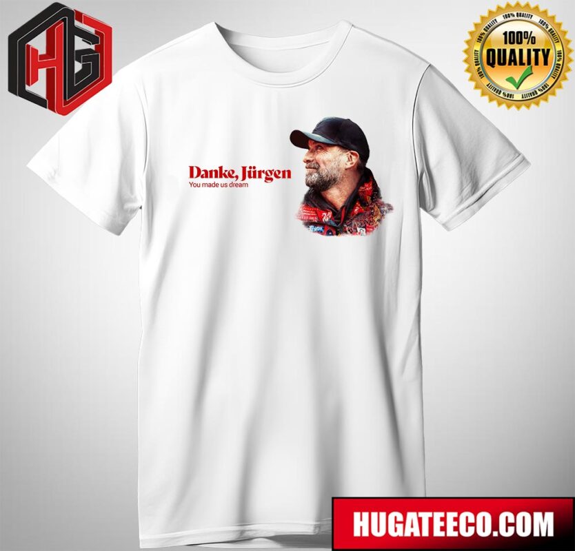 Danke Jurgen Klopp Nine Years Of Making Liverpool FC Dream T-Shirt Hoodie