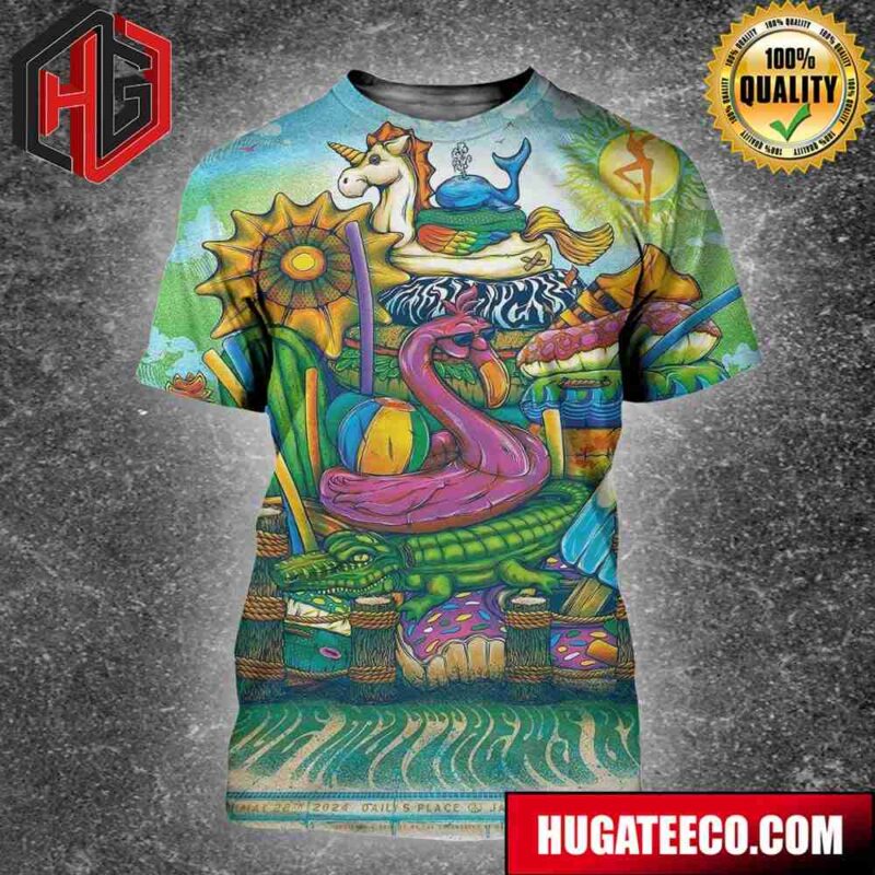 Dave Matthews Band For The First Night Show On May 28th In Daily S Place Jacksonville Florida 3D T-Shirt