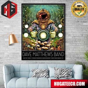 Dave Matthews Band May 24th 2024 Ithink Financial Amphitheatre West Palm Beach Fl Poster Canvas