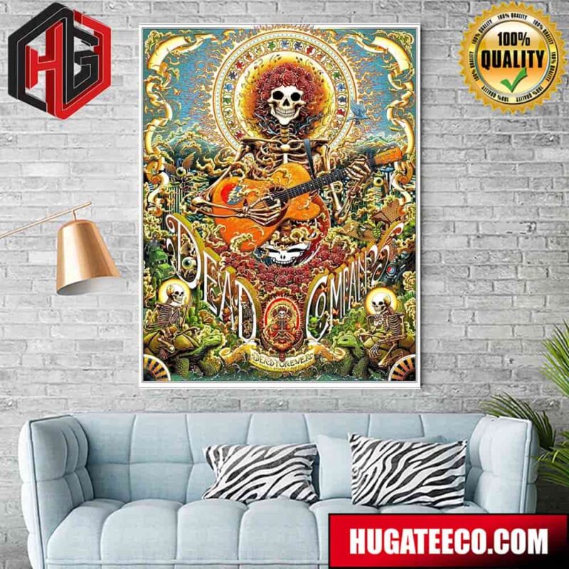 Dead And Company Commemorating One Of Their 2024 Run Of Shows At The Las Vegas Sphere Poster Canvas