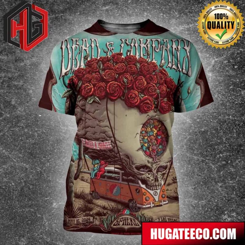 Dead And Company Dead Forever May 16 2024 At Las Vegas Ny Sphere All Over Print Shirt
