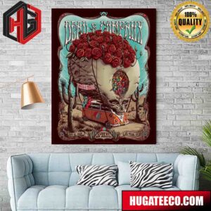 Dead And Company Dead Forever May 16 2024 At Las Vegas Ny Sphere Home Decor Poster Canvas