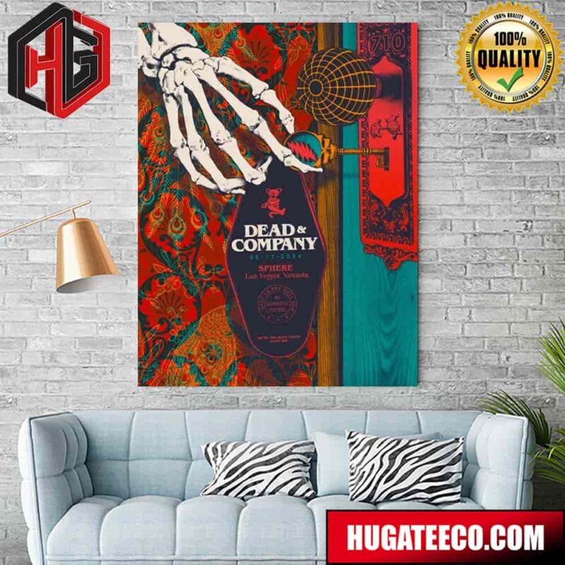 Dead And Company May 17 2024 Sphere Las Vegas Nevada Home Decor Poster Canvas